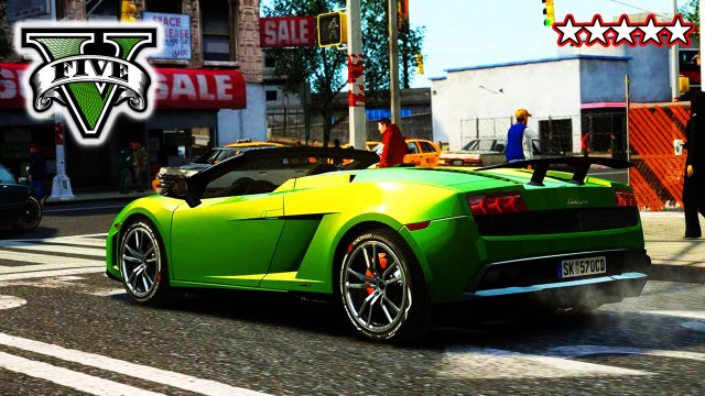 Green sports car street tall free wallpaper for desktop - medium preview image