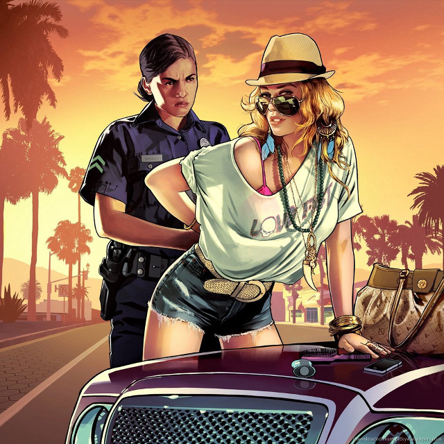 Woman police uniform man police free wallpaper for tablet - medium preview image