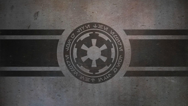 Star wars logo concrete surface free wallpaper for desktop - medium preview image