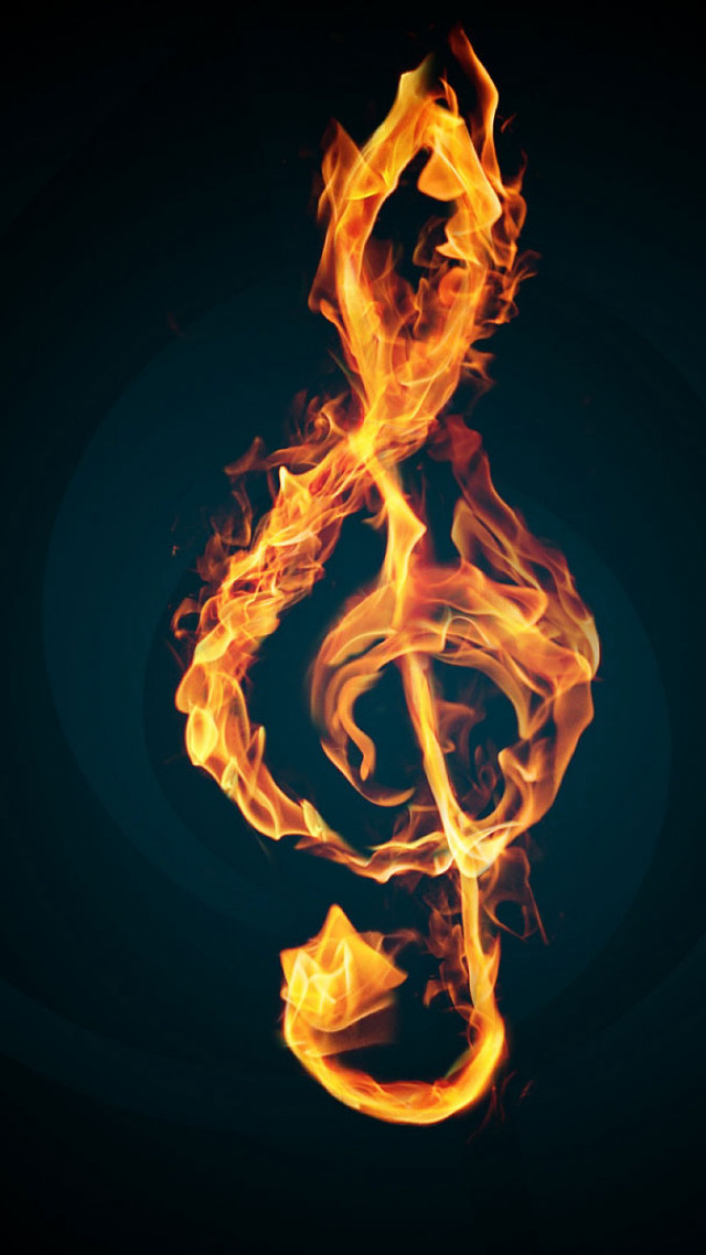 Fire blue ember digital flame free wallpaper for mobile - medium preview image