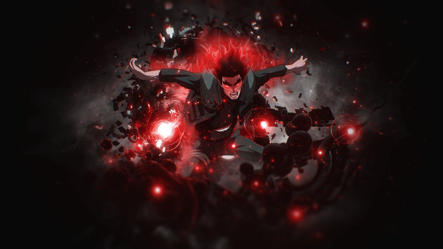 Man suit arms outstretched red free wallpaper for desktop - medium preview image