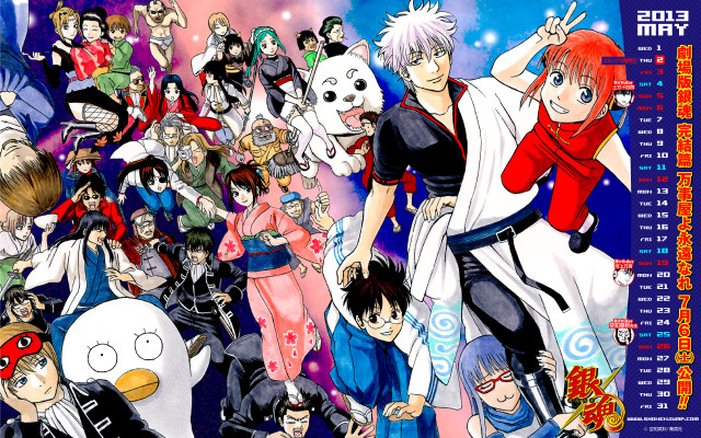 Anime characters penguin background japanese free wallpaper for desktop - medium preview image