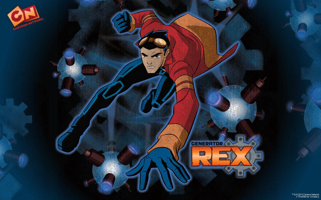 Cartoon character flying gun background free wallpaper for desktop - medium preview image