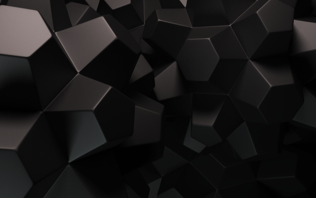 Black background cubes different sizes free wallpaper for desktop - medium preview image