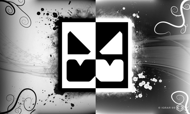 Black white photo design background free wallpaper for desktop - medium preview image