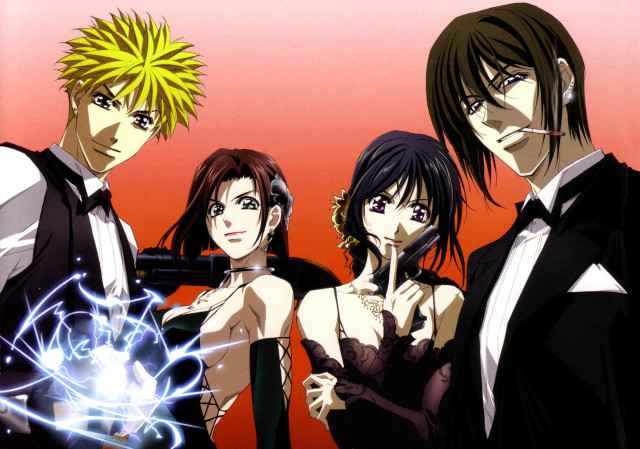 Group people red background light free wallpaper for desktop - medium preview image