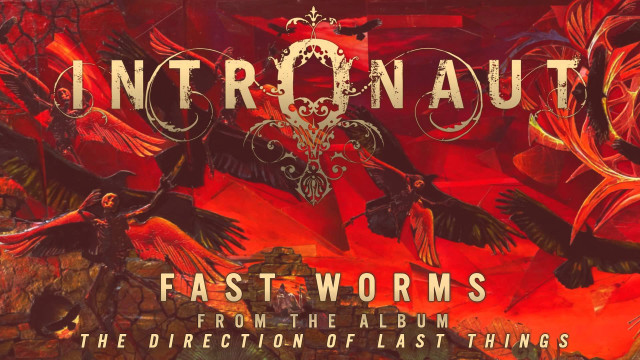 Birds flying red background painting free wallpaper for desktop - medium preview image