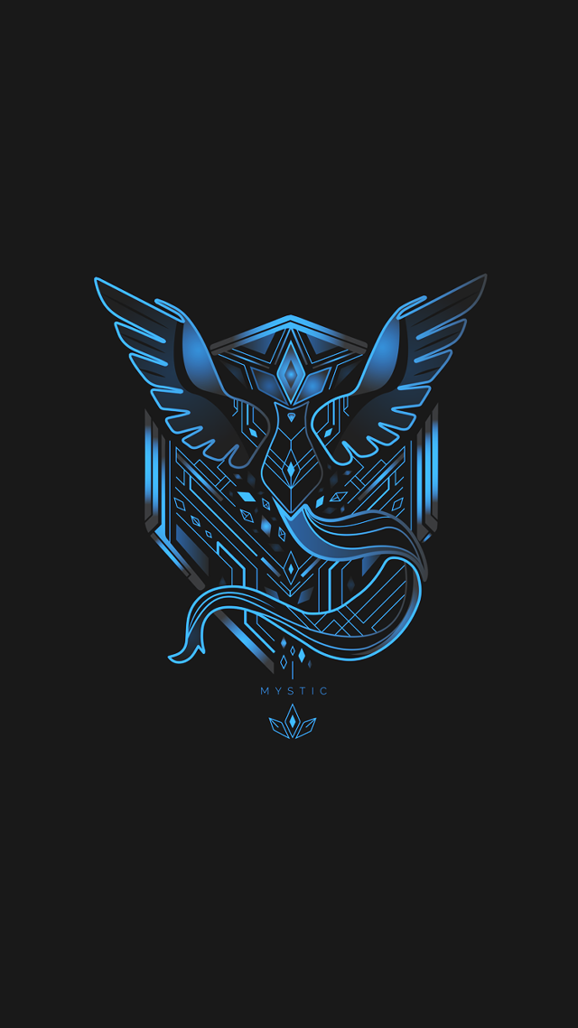 Blue black background bird snake free wallpaper for mobile - medium preview image