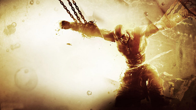 Man chains hands neck portrait free wallpaper for desktop - medium preview image