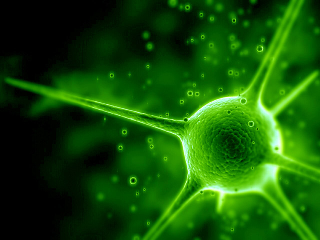 Green cell bio punk microscopic free wallpaper for desktop - medium preview image