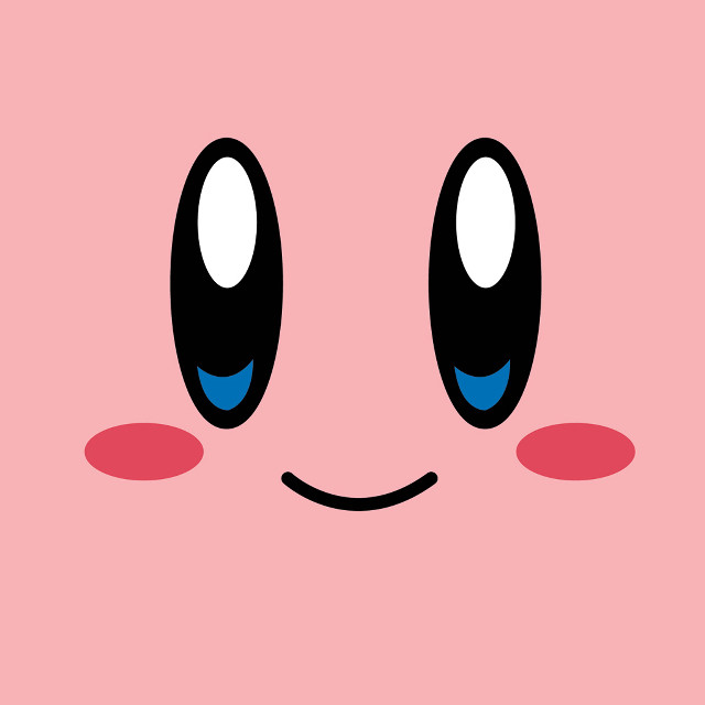 Pink square face eyes background free wallpaper for tablet - medium preview image