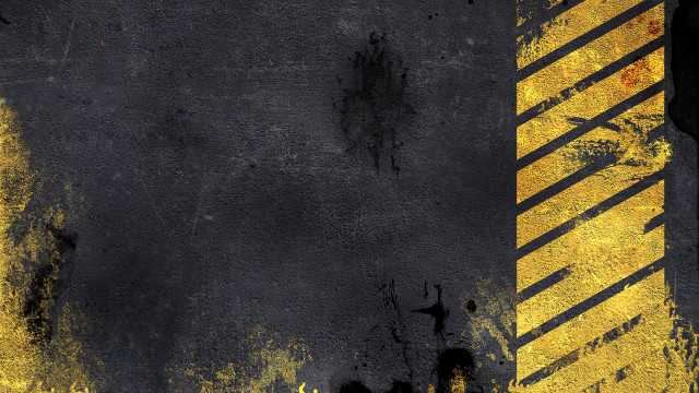 Grungy yellow black wall diagonal free wallpaper for desktop - medium preview image