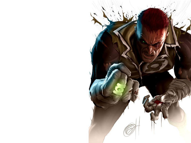 Man gun greenlight whitebackground photorealism free wallpaper for desktop - medium preview image