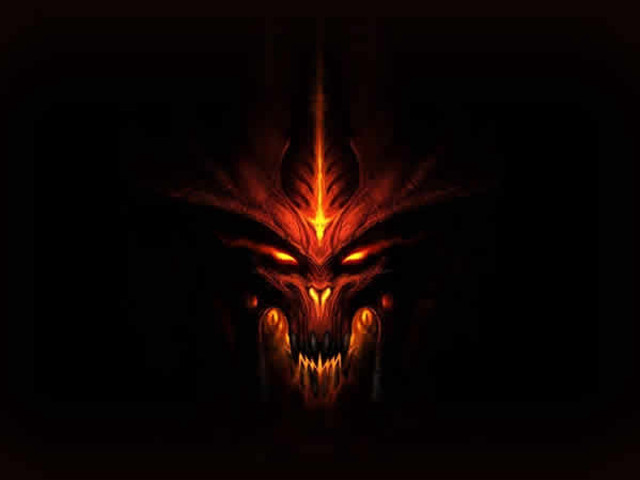 Demonic face glowing eyes glowing free wallpaper for desktop - medium preview image
