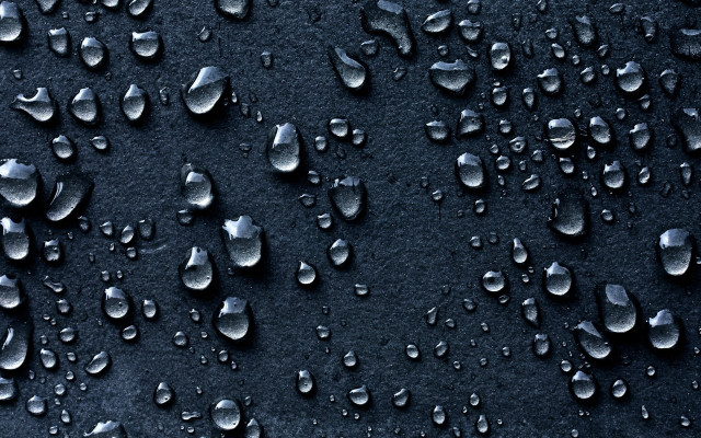 Black water drops ultrafine photorealism free wallpaper for desktop - medium preview image