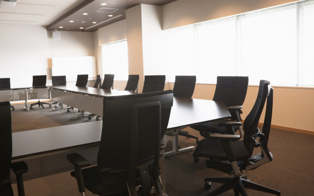 Conference room long table chairs free wallpaper for desktop - medium preview image