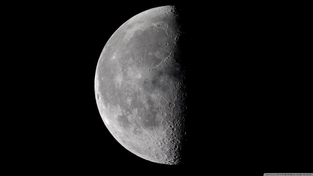 Half moon dark sky black #2 free wallpaper for desktop - medium preview image