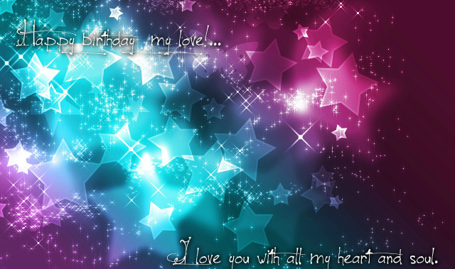 Colorful background stars quote image free wallpaper for desktop - medium preview image