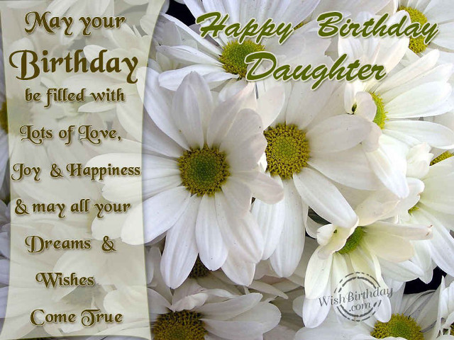 Birthday card white flowers message free wallpaper for desktop - medium preview image