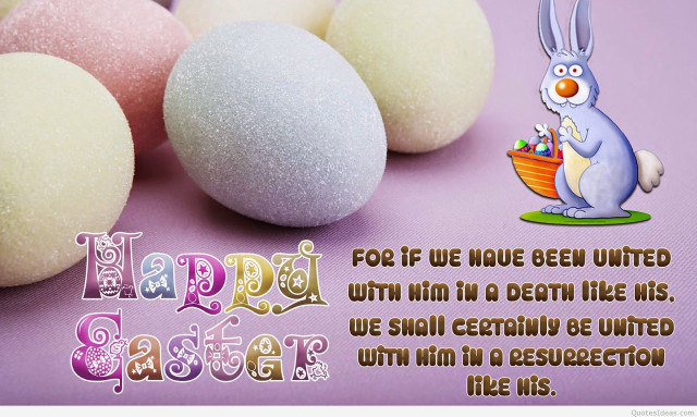 Happy easter bunny eggs purple free wallpaper for desktop - medium preview image