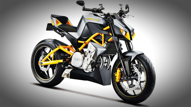 Black yellow motorcycle image showing free wallpaper for desktop - medium preview image