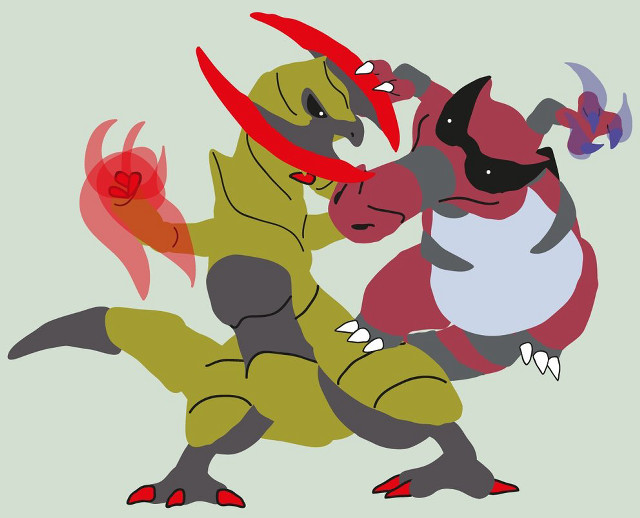 Cartoon characters fighting hands arms free wallpaper for desktop - medium preview image