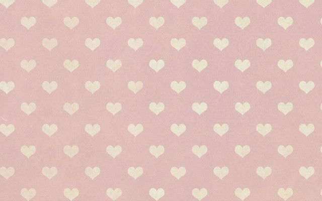 Pink background white hearts white free wallpaper for desktop - medium preview image