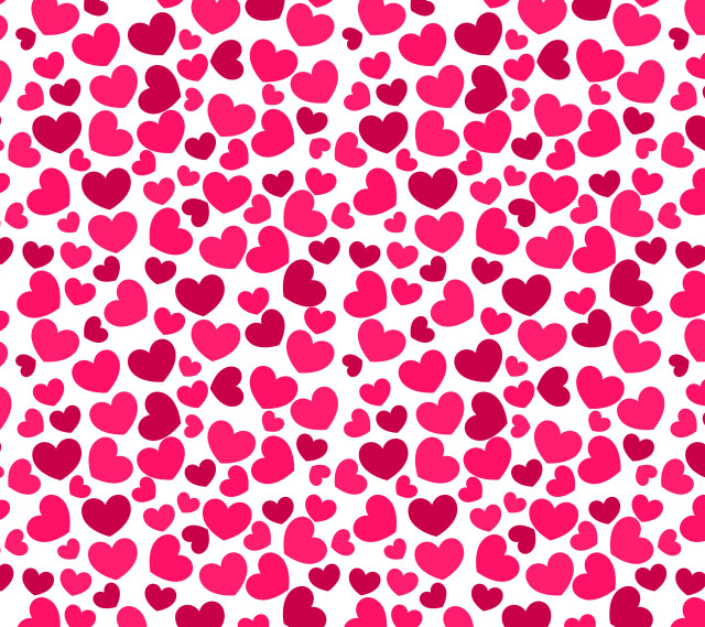 Hearts group white background pink free wallpaper for tablet - medium preview image