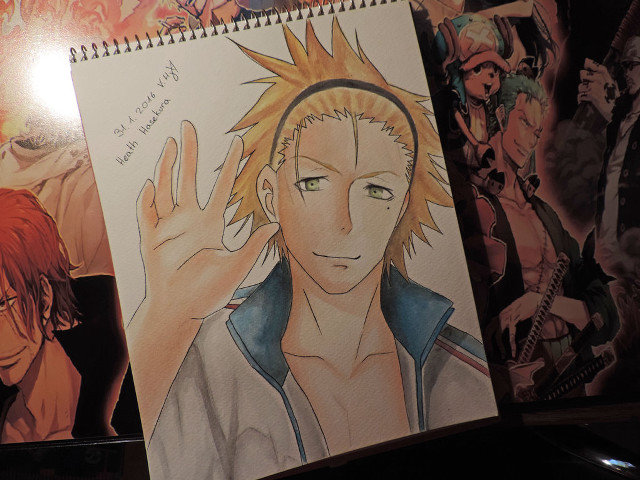 Blonde man red hair glasses free wallpaper for desktop - medium preview image