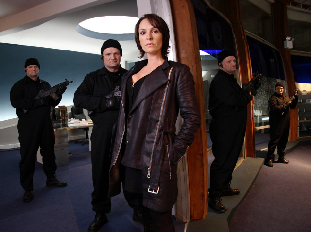 Woman man black suit gothic free wallpaper for desktop - medium preview image