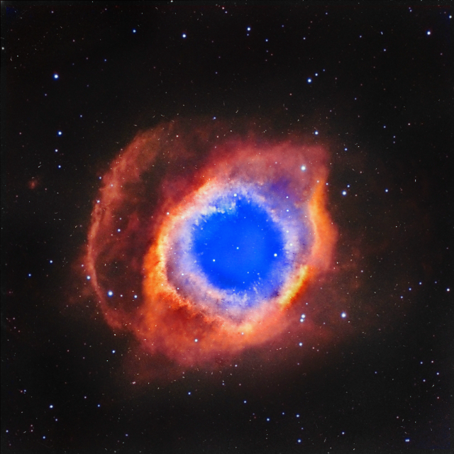 Blue ring black sky stars free wallpaper for tablet - medium preview image