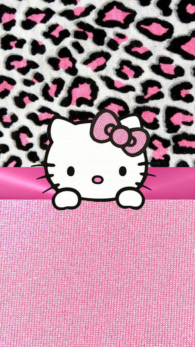 Hello kitty wallpaper pink bow #2 free wallpaper for mobile - medium preview image