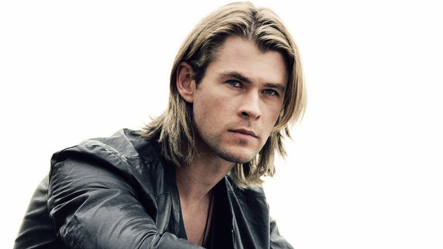 Handsome man leather jacket blonde free wallpaper for desktop - medium preview image