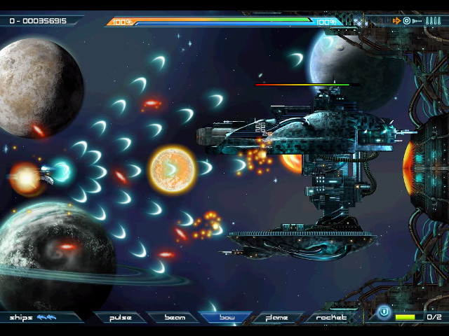 Computer space scene planets background free wallpaper for desktop - medium preview image