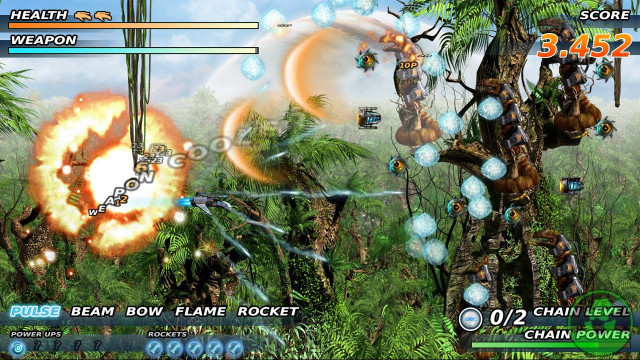 Action packed video game screenshot free wallpaper for desktop - medium preview image