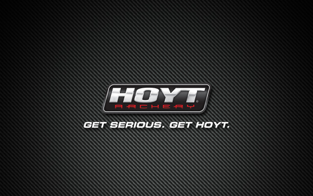 Hoyt archery red white logo free wallpaper for desktop - medium preview image