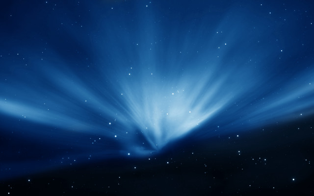 Blue background stars bright light free wallpaper for desktop - medium preview image