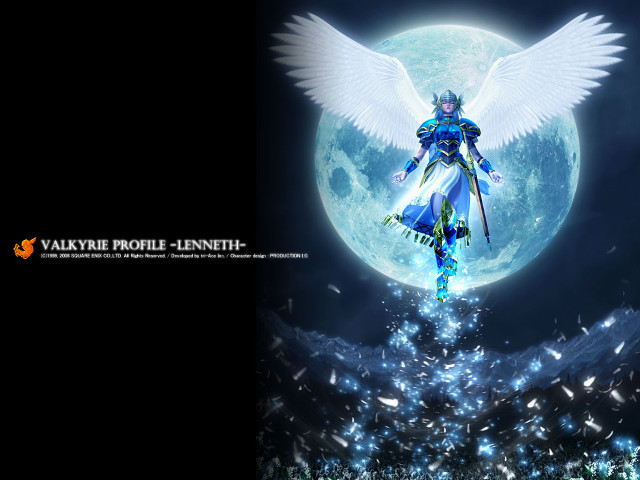 Woman wings hill fullmoon night free wallpaper for desktop - medium preview image