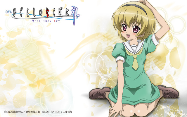 Girl sitting ground hand up free wallpaper for desktop - medium preview image