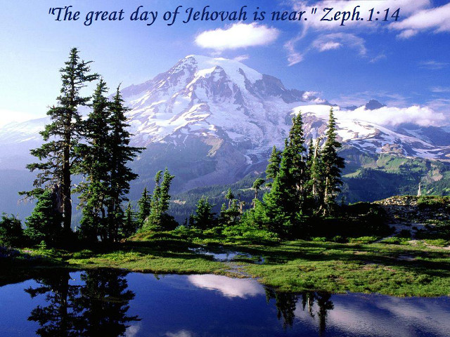 Mountain lake bible quote nature free wallpaper for desktop - medium preview image