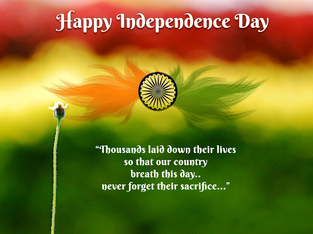 Flower independence quote bapu samikshavad free wallpaper for desktop - medium preview image