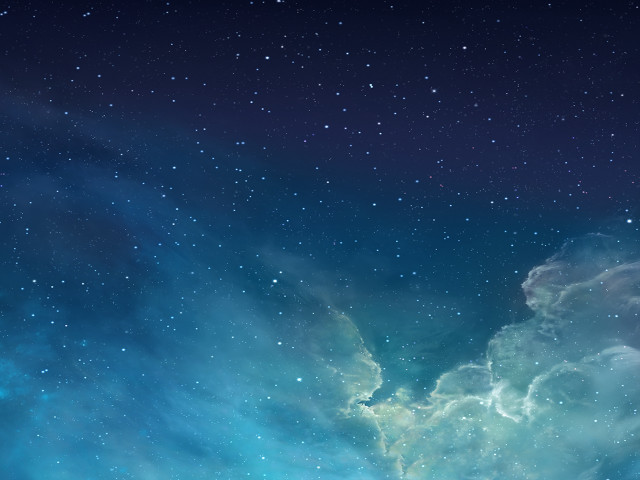Space stars clouds aurora moonfireworks free wallpaper for desktop - medium preview image