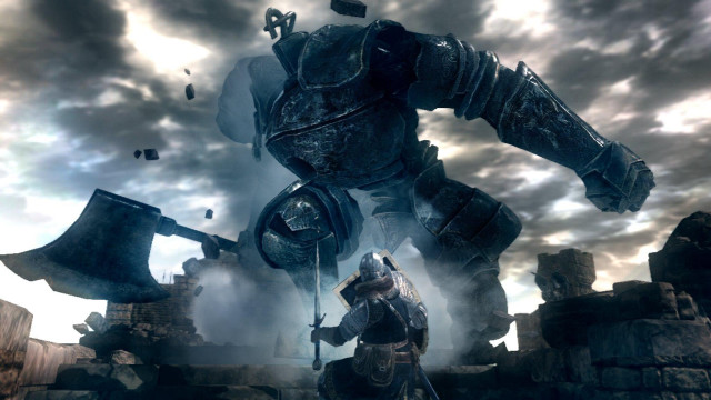 Giant robot field grass rocks #2 free wallpaper for desktop - medium preview image