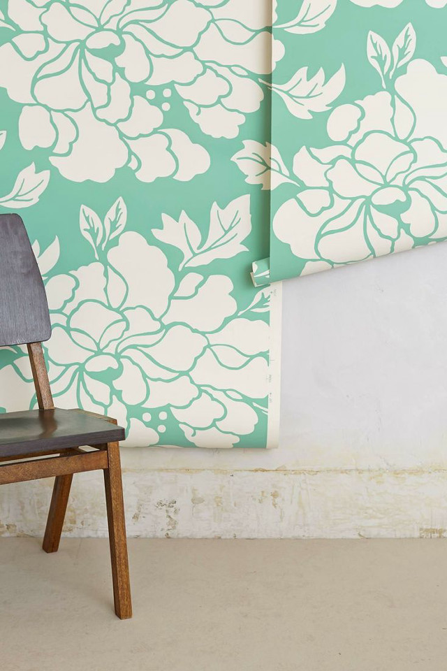 Chair flower pattern wall wallpaper free wallpaper for mobile - medium preview image