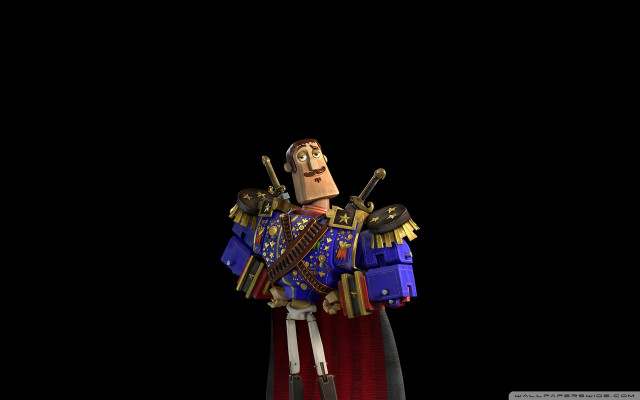 Cartoon character blue object black free wallpaper for desktop - medium preview image