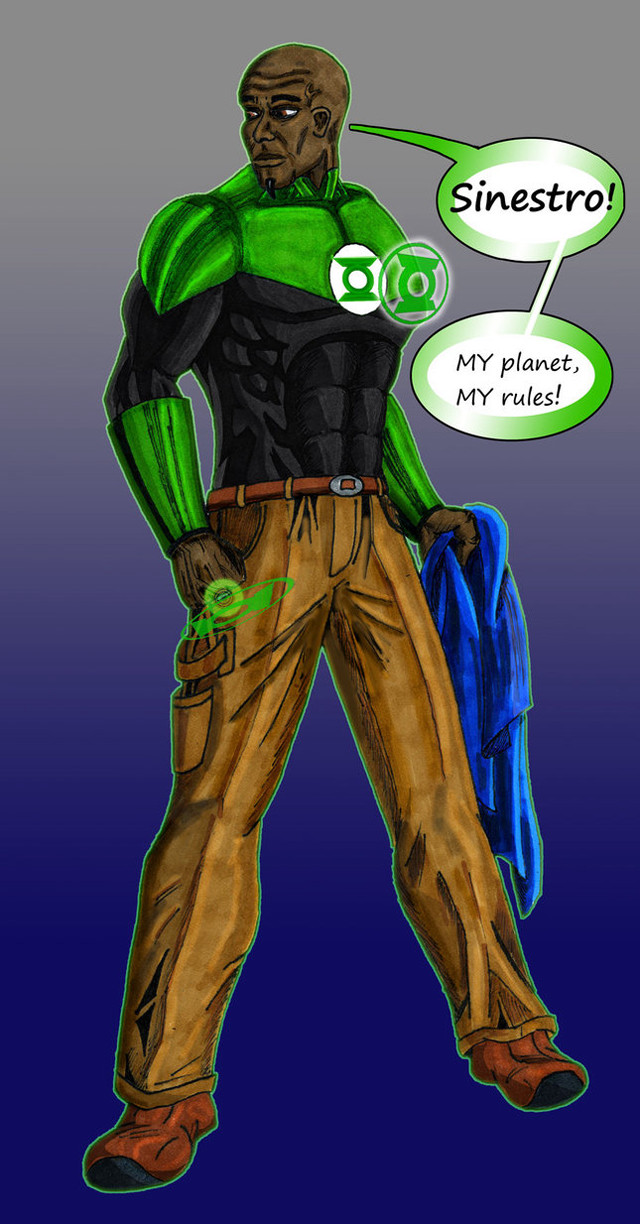 Man green suit blue backpack free wallpaper for mobile - medium preview image