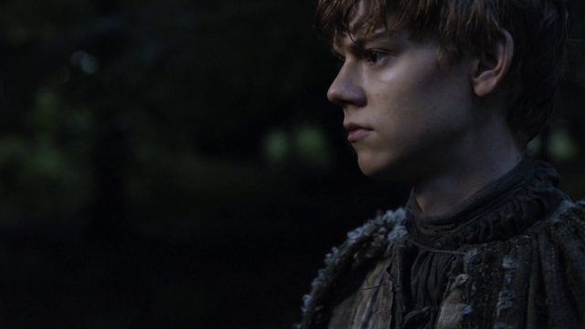 Medieval man distant gaze trees free wallpaper for desktop - medium preview image