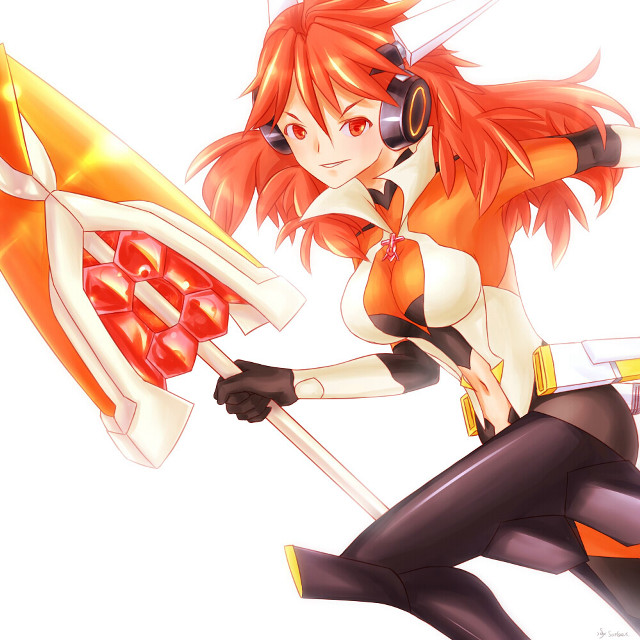 Woman headphones umbrella food hand free wallpaper for tablet - medium preview image