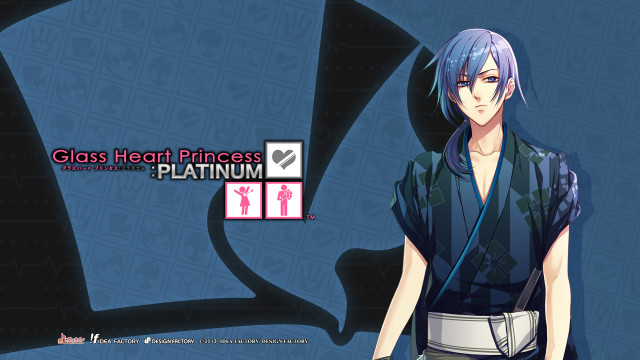 Man blue hair black shirt free wallpaper for desktop - medium preview image