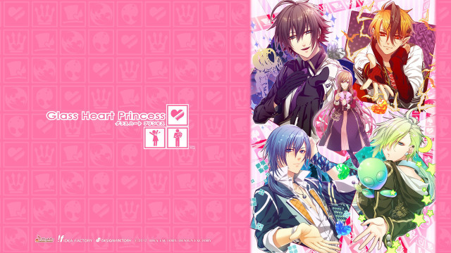 Anime characters pink background white #3 free wallpaper for desktop - medium preview image